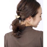 スタッズ風リボンヘアゴム ベーシック ブラック | VINGTAINE | 詳細画像3