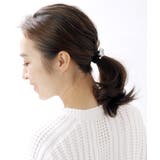 ダブルスクエアストーンヘアゴム キュービックジルコニア 煌き | VINGTAINE | 詳細画像4
