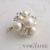 コットンパールビジューヘアカフ ポニーフック ヘアフック | VINGTAINE | 詳細画像1 