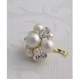 コットンパールビジューヘアカフ ポニーフック ヘアフック | VINGTAINE | 詳細画像5 