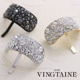 ビジューカーブヘアカフ ポニーフック ヘアフック | VINGTAINE | 詳細画像1 