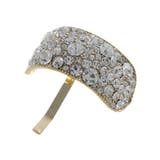 ゴールド | ビジューカーブヘアカフ ポニーフック ヘアフック | VINGTAINE