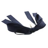 ネイビー | ロングリボンヘアカフ ポニーフック ヘアフック | VINGTAINE