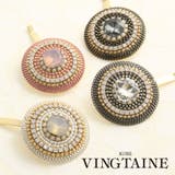 カラービジューサークルヘアカフ ポニーフック ヘアフック | VINGTAINE | 詳細画像1 
