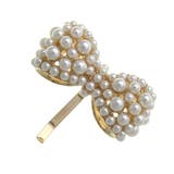 パールリボンヘアゴム カフ ポニーフック | VINGTAINE | 詳細画像2 