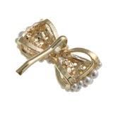 パールリボンヘアゴム カフ ポニーフック | VINGTAINE | 詳細画像3 