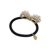 パールリボンヘアゴム カフ ポニーフック | VINGTAINE | 詳細画像5 