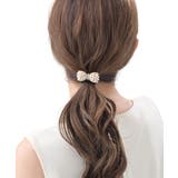 パールリボンヘアゴム カフ ポニーフック | VINGTAINE | 詳細画像7 