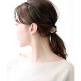 べっ甲風ひねりリボンヘアカフ ポニーフック ヘアフック | VINGTAINE | 詳細画像5