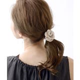 カメリアカラーヘアゴム ポニーフック ヘアカフ | VINGTAINE | 詳細画像3