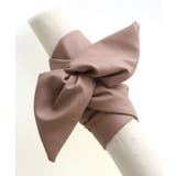 ピンクベージュ | フェイクレザーワイヤーポニー 幅広 ヘアアレンジ | VINGTAINE