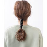 ブラック | くすみカラーワイヤーポニー 細め ヘアアレンジ | 神戸ヴァンテーヌ