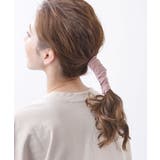 ピンク | くすみカラーワイヤーポニー 細め ヘアアレンジ | 神戸ヴァンテーヌ