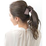 サテンロングリボンポニーフック ヘアカフ ヘアカフス | VINGTAINE | 詳細画像7