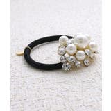 パール&ビジューヘアゴム ポニーフック ヘアフック | VINGTAINE | 詳細画像9