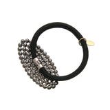 ビジューストーン＆パールオーバル型ヘアゴム シンプル ヘアアクセサリー | VINGTAINE | 詳細画像5 