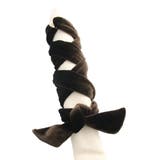 ブラウン | タイトポニー ヘアカフ ポニーフック | VINGTAINE