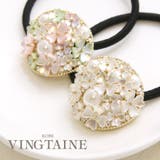 ヘアゴム カフ フラワー | VINGTAINE | 詳細画像1 