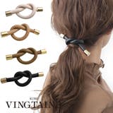 ヘアワイヤー フェイクレザー 合皮 | VINGTAINE | 詳細画像1 