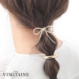 ヘアカフ ポニーフック リボン | VINGTAINE | 詳細画像1