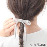 ヘアカフ ポニーフック リボン | VINGTAINE | 詳細画像1 