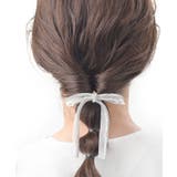ヘアカフ ポニーフック リボン | VINGTAINE | 詳細画像2 