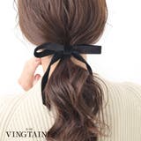 ヘアゴム ポニーフックヘアカフ ベロア | VINGTAINE | 詳細画像1
