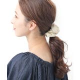 シュシュ ローズモチーフ フェイクレザー | VINGTAINE | 詳細画像2 