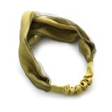 オーガンジー&times;サテンクロスターバンヘアバンド シアー 上品 | VINGTAINE | 詳細画像8 