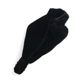 ベロアブラックターバンヘアバンド クロスヘアバンド 幅広 | VINGTAINE | 詳細画像6 