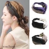 バイカラー ターバンヘアバンド ヘアターバン | VINGTAINE | 詳細画像1