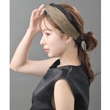 グレー×ブラック | バイカラー ターバンヘアバンド ヘアターバン | VINGTAINE