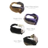 バイカラー ターバンヘアバンド ヘアターバン | VINGTAINE | 詳細画像12