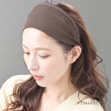 シンプルシフォンカチューシャ 幅広 ターバン風 | VINGTAINE | 詳細画像1