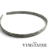 シックなモノトーンカラーカチューシャ/シンプル/ヘアアクセサリー HK-161 | VINGTAINE | 詳細画像1 