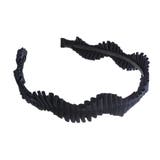 ネイビー | グログランウェーブカチューシャ ヘアアクセサリー ヘッドアクセサリー | VINGTAINE