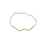 ホワイト | べっ甲風ウエーブカチューシャ 細め シンプル | VINGTAINE