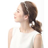 べっ甲風ウエーブカチューシャ 細め シンプル | VINGTAINE | 詳細画像2 