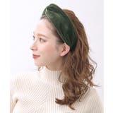 ベロアクロスターバン風カチューシャ 秋冬 シンプル | VINGTAINE | 詳細画像6 