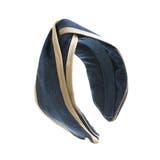 パイピングデニムクロスターバン風カチューシャ 幅広 カジュアル | VINGTAINE | 詳細画像2 