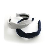 ツイストニットカチューシャ 編み込み かわいい | VINGTAINE | 詳細画像9 