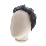 ボリュームシフォンカチューシャ ブラック かわいい | VINGTAINE | 詳細画像5 