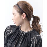 ブラック | スエード調シンプルカチューシャ 秋冬 定番 | VINGTAINE