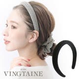 ベーシック柄カチューシャ オフィス シンプル | VINGTAINE | 詳細画像1