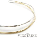 メタルシンプルカチューシャ ツイスト ヘアアクセサリー | VINGTAINE | 詳細画像1 