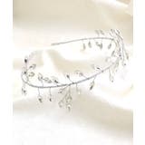 リーフモチーフビジューカチューシャ ブランチ風 華やか | VINGTAINE | 詳細画像10 