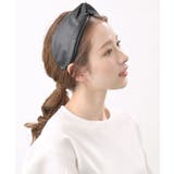 ブラック | カチューシャ フェイクレザー クロス | VINGTAINE