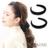 カチューシャ ベロア シンプル | VINGTAINE | 詳細画像1 