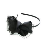 カチューシャ ブラック サテン | VINGTAINE | 詳細画像2 