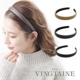 カチューシャ フェイクレザー エコレザー | VINGTAINE | 詳細画像1